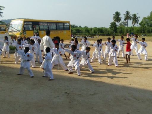 karate training